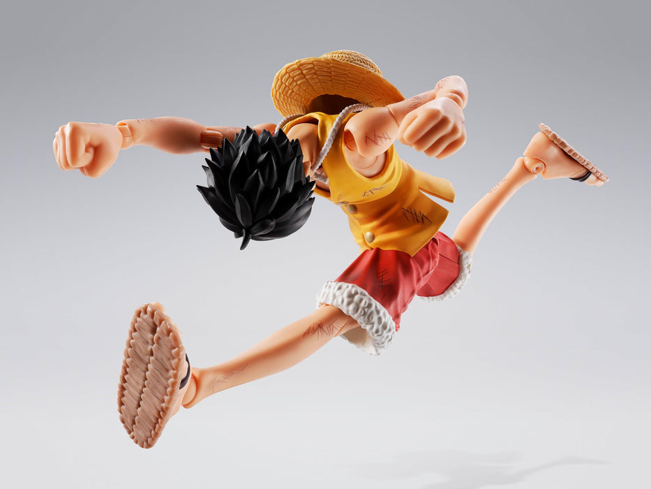 Figurine SHFiguarts One Piece Luffy Battle de Marineford 145mm de Tamashii Nations