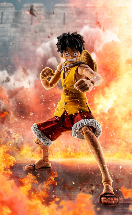Figurine SHFiguarts One Piece Luffy Battle de Marineford 145mm de Tamashii Nations