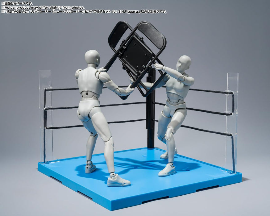 Bandai Spirits Tamashii Stage Act Ring Set with Folding Chair Neutral- Japan Figure Store - #1 Bring To You The Best Japanese Goods