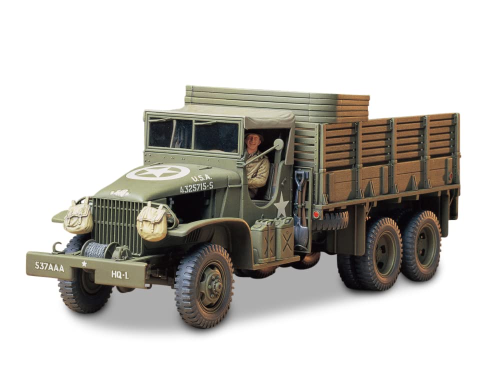 Tamiya 1/35 Military Miniature US Army 6X6 Cargo Truck Plastic Model 35218- Japan Figure Store - #1 Bring To You The Best Japanese Goods