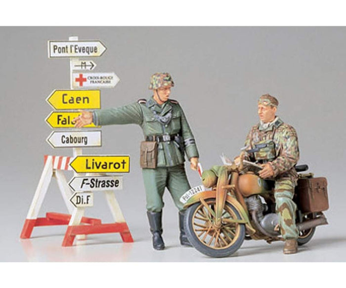Tamiya 1/35 Military Motorcycle Field Messenger Set Plastic Model Kit- Japan Figure Store - #1 Bring To You The Best Japanese Goods