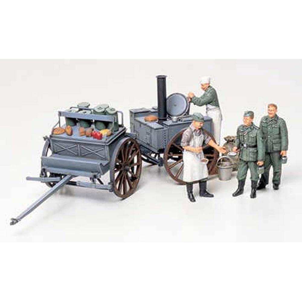 Tamiya 1/35 German Army Field Cooking Set Military Miniature Model 35247- Japan Figure Store - #1 Bring To You The Best Japanese Goods