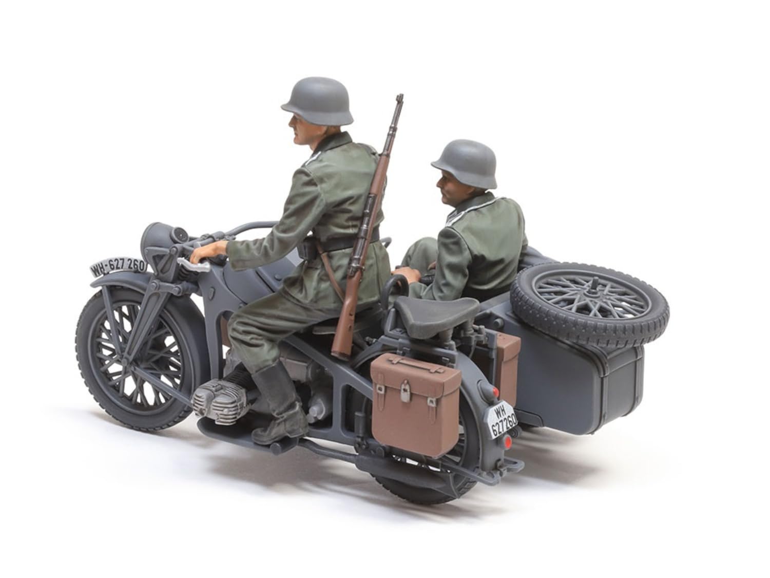 Tamiya 1/35 Military Miniature German Sidecar Ks600 Plastic Model 35384- Japan Figure Store - #1 Bring To You The Best Japanese Goods