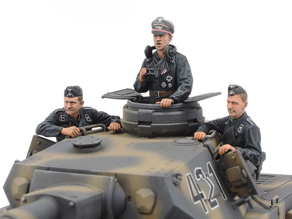 Tamiya 1/35 German IV Tank Early Model with Messenger Bike Plastic Model Set- Japan Figure Store - #1 Bring To You The Best Japanese Goods