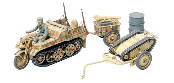 Tamiya 1/48 German Kettenkrad and Infantry Cart Model Kit 32502- Japan Figure Store - #1 Bring To You The Best Japanese Goods