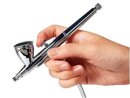 Tamiya Airbrush System No.63 Spray Work Compressor with Supermax Airbrush 0.3D- Japan Figure Store - #1 Bring To You The Best Japanese Goods