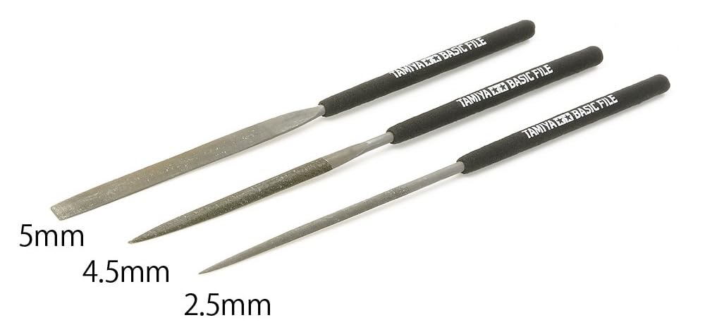 Tamiya Craft Tool No.104 Basic File Set Fine Double Cut for Plastic Models- Japan Figure Store - #1 Bring To You The Best Japanese Goods