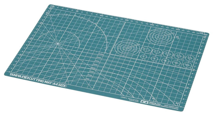 Tamiya Cutting Mat A4 Green - Craft Tool Series 118 Plastic Model Tools- Japan Figure Store - #1 Bring To You The Best Japanese Goods