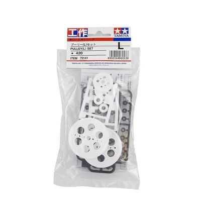 Tamiya Fun Craft Series No.141 Pulley L Set 70141 Durable Educational Kit- Japan Figure Store - #1 Bring To You The Best Japanese Goods