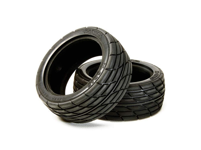 Tamiya Hop-Up Options 4WD FFM2 Radial Tires 2-Pack 53227- Japan Figure Store - #1 Bring To You The Best Japanese Goods