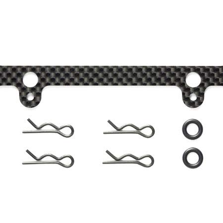 Tamiya Carbon Body Mount Member for Touring Cars - Rear RC Parts (54783)- Japan Figure Store - #1 Bring To You The Best Japanese Goods