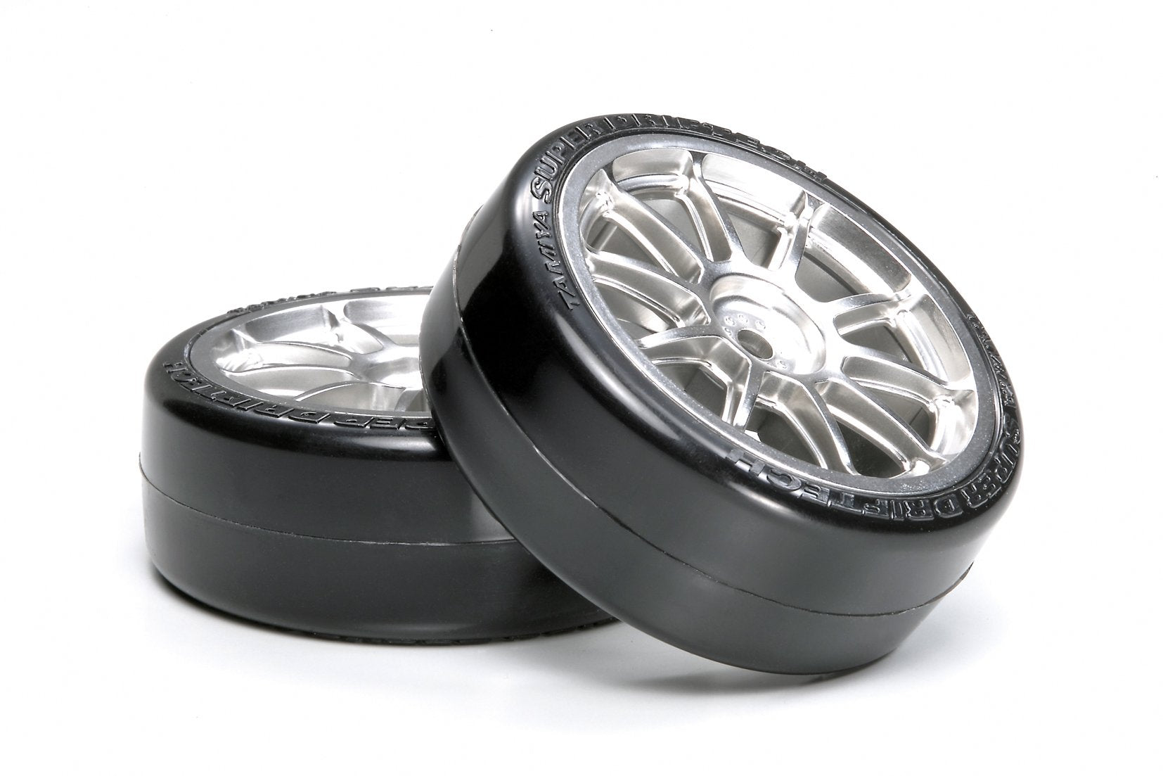 Tamiya Hop-Up Options 10 Plated Wheels Pre-Mounted S-Type Drift Tires- Japan Figure Store - #1 Bring To You The Best Japanese Goods