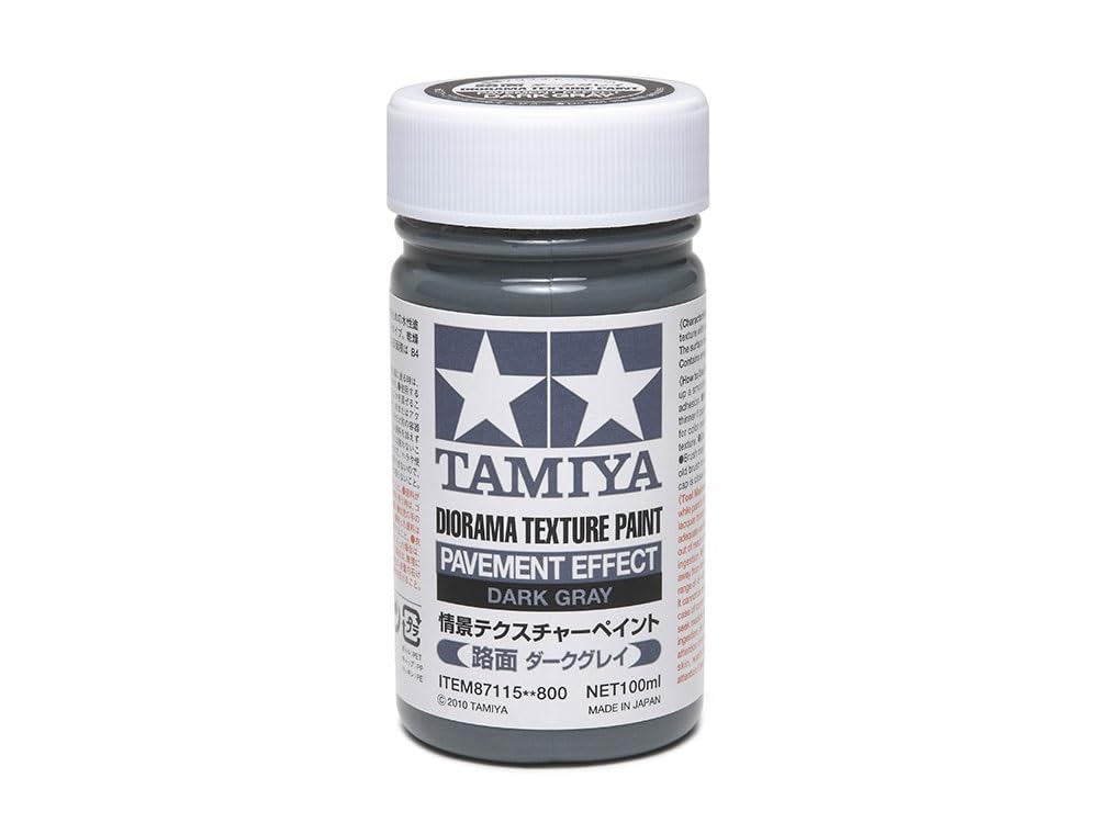 Tamiya Scenery Texture Paint Road Surface Dark Gray 100Ml Model Paint 87115- Japan Figure Store - #1 Bring To You The Best Japanese Goods