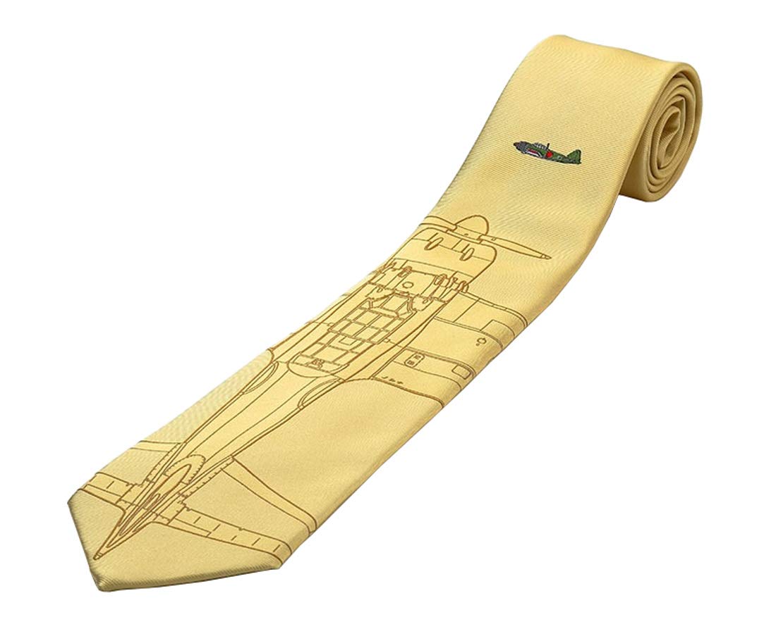 Tamiya Necktie Zero Fighter One Point Gold Original Goods 67449- Japan Figure Store - #1 Bring To You The Best Japanese Goods