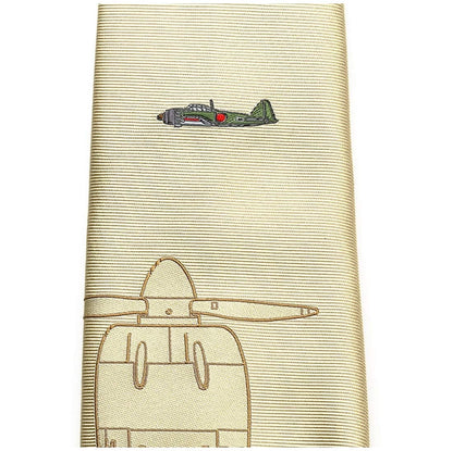 Tamiya Necktie Zero Fighter One Point Gold Original Goods 67449- Japan Figure Store - #1 Bring To You The Best Japanese Goods