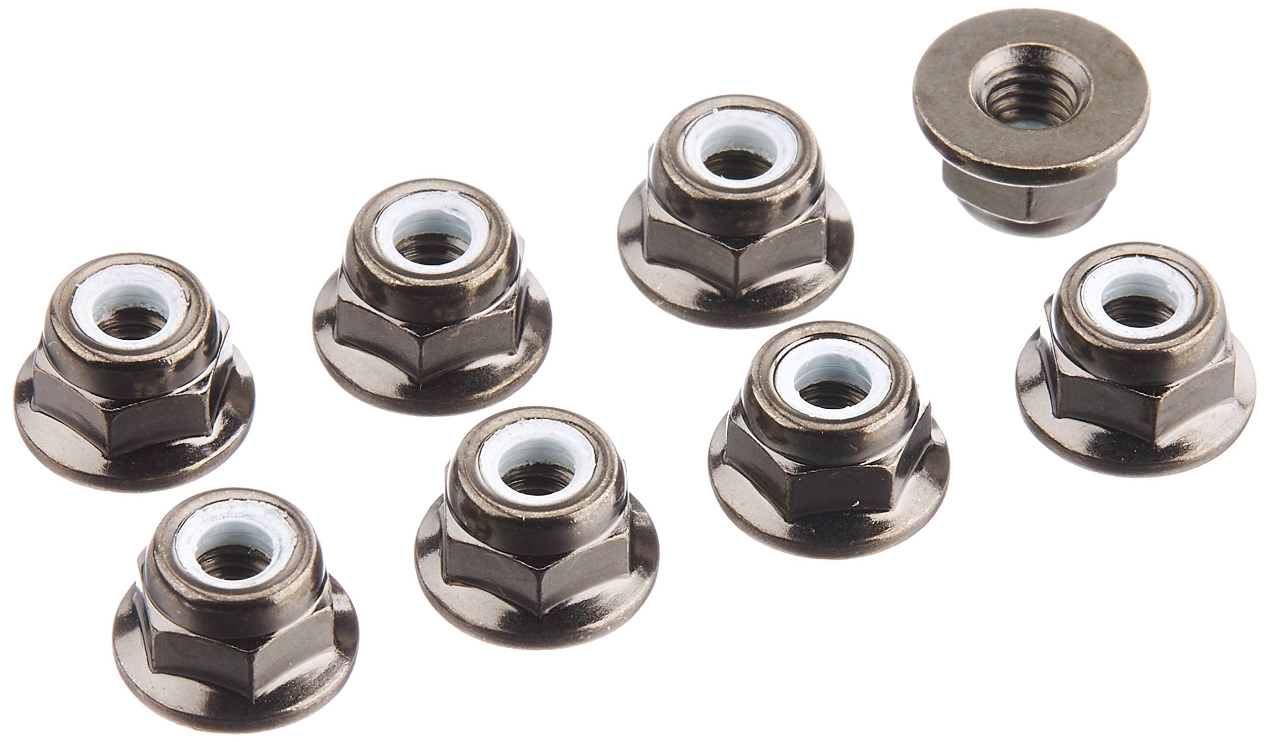 Tamiya Op.1642 4Mm Black Flange Lock Nut 8 Pieces 54642- Japan Figure Store - #1 Bring To You The Best Japanese Goods