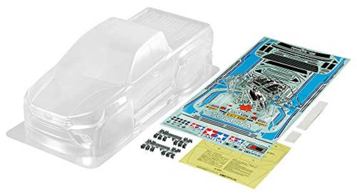 Tamiya 1/10 RC Toyota Hilux Extra Cab Unpainted Spare Body Set 51611- Japan Figure Store - #1 Bring To You The Best Japanese Goods