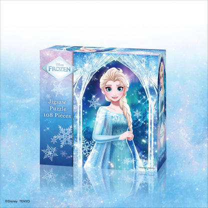 Tenyo Disney Elsa 108-Piece Jigsaw Puzzle Made in Japan Includes Glue