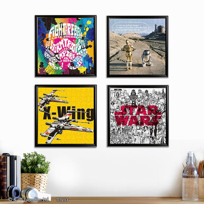 Tenyo 144-Piece Star Wars Jigsaw Puzzle with Panel 24x24cm Made in Japan