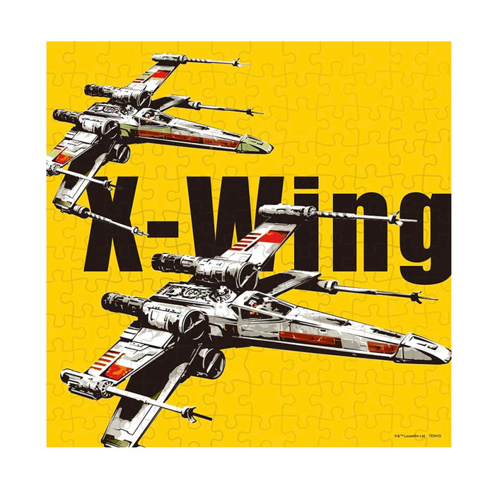Tenyo 144-Piece Star Wars X-Wing Jigsaw Puzzle with Adhesive Panel 24x24cm