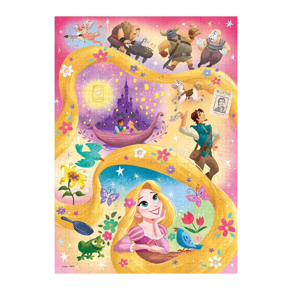 Tenyo 300-Piece Disney Tangled Jigsaw Puzzle 30.5x43cm Made in Japan
