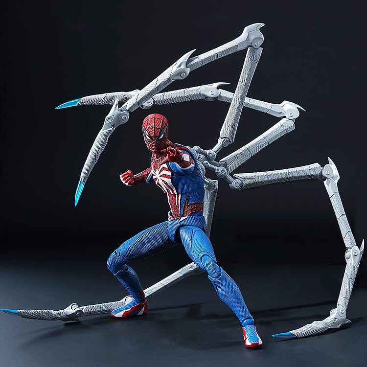 Figurine articulée Threezero DLX Spider-Man Advanced Suit 2.0 à l'échelle 1/12