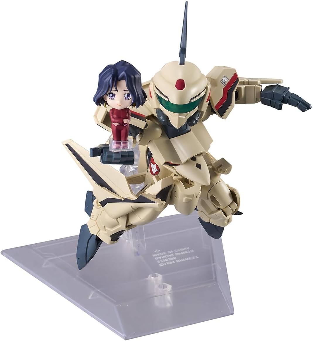 Tamashii Nations Tiny Session Macross Plus YF-19 Action Figure with Myung 110mm PVC- Japan Figure Store - #1 Bring To You The Best Japanese Goods