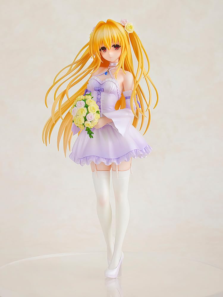 Kadokawa Chara-Ani To Loveru Darkness 1/7 Wedding Dress Konjiki No Yami Figure- Japan Figure Store - #1 Bring To You The Best Japanese Goods