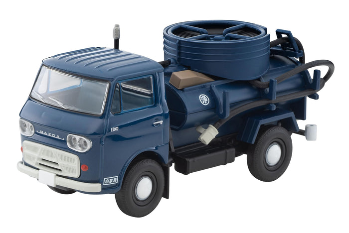 Tomytec Tomica Limited Vintage Lv-211A Mazda E2000 Vacuum Truck Navy Blue- Japan Figure Store - #1 Bring To You The Best Japanese Goods