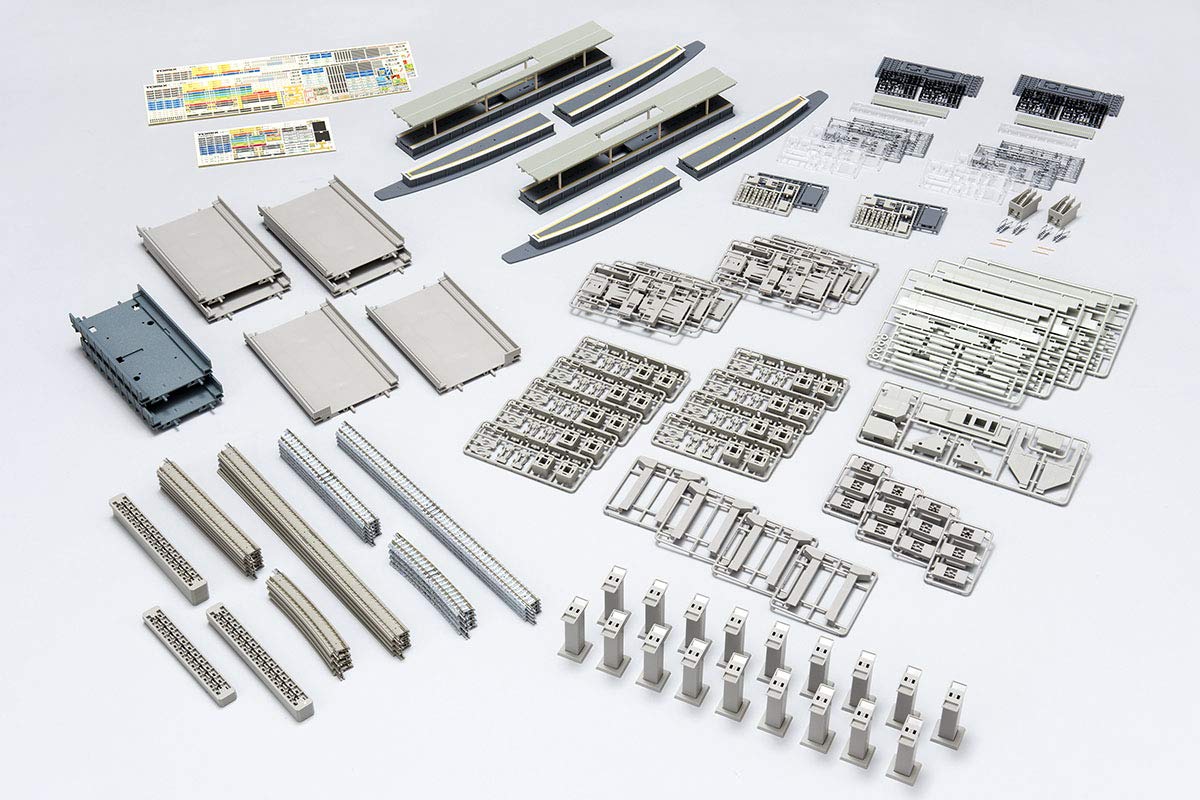 Tomytec Tomix N Gauge Elevated Double Track Multi-Level Station Set 91043- Japan Figure Store - #1 Bring To You The Best Japanese Goods