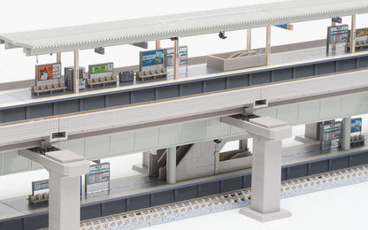 Tomytec Tomix N Gauge Elevated Double Track Multi-Level Station Set 91043- Japan Figure Store - #1 Bring To You The Best Japanese Goods