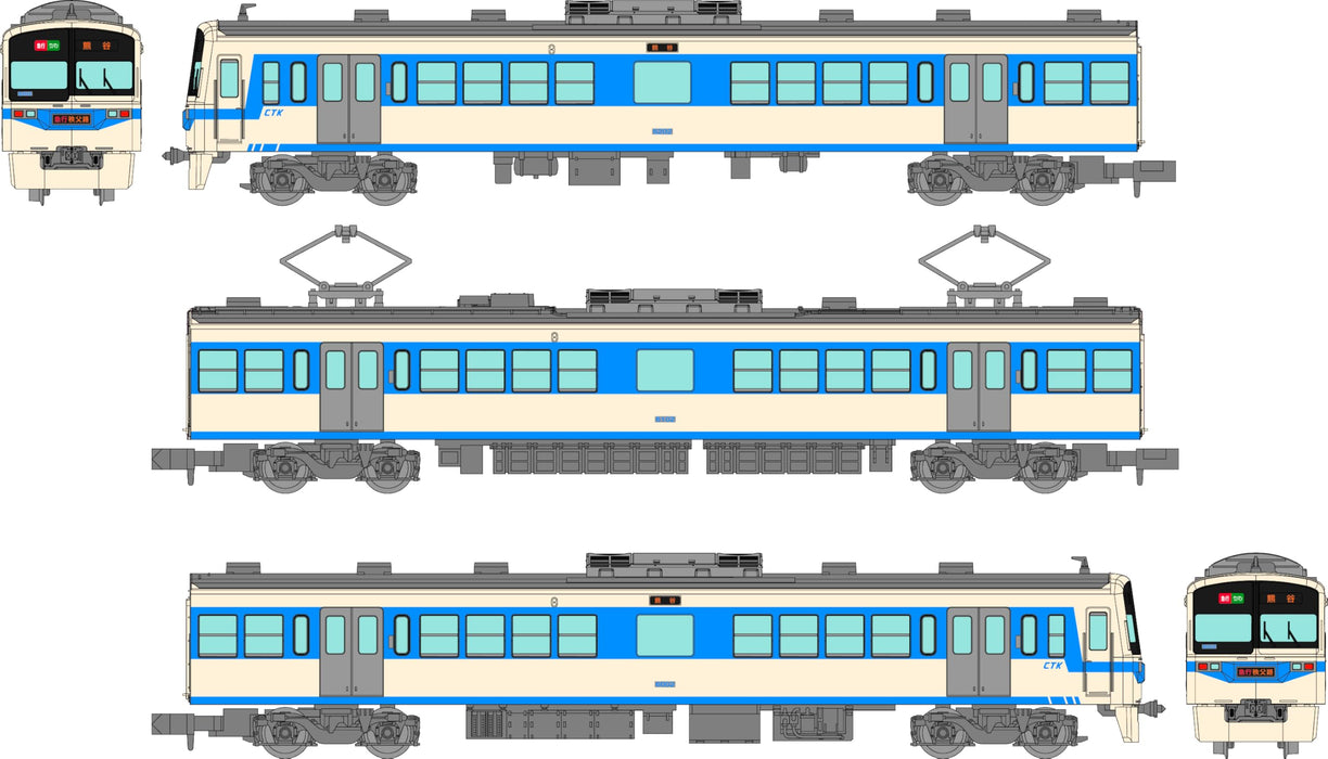 Tomytec Railway Collection Chichibu 6000 Series 3-Car Set Diorama Supplies
