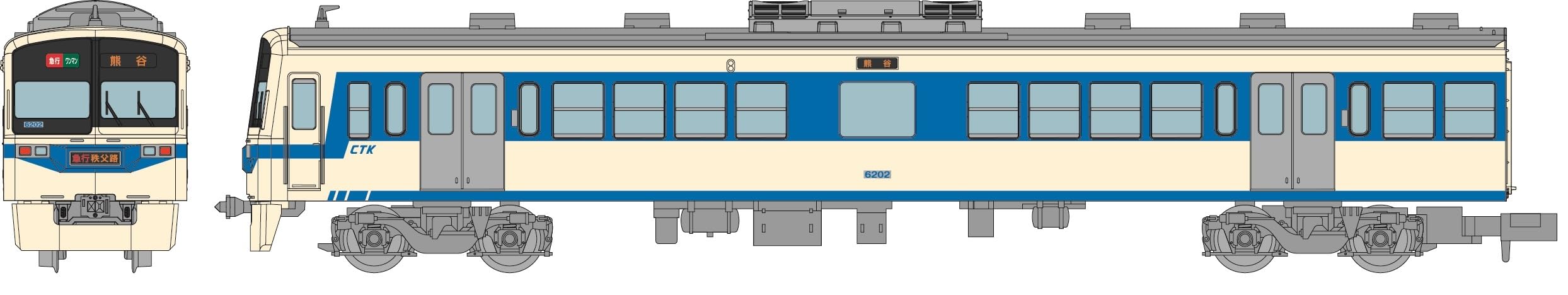 Tomytec Railway Collection Chichibu 6000 Series 3-Car Set Diorama Supplies