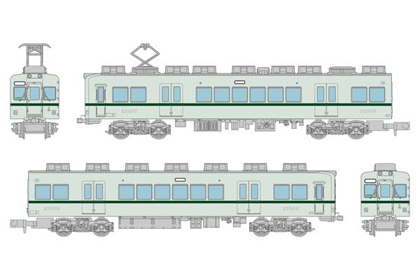 Tomytec Railway Collection Choshi Electric Railway 22000 Series 2 Car Set- Japan Figure Store - #1 Bring To You The Best Japanese Goods