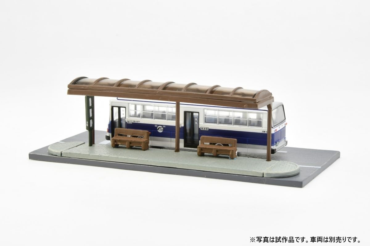 Tomytec Scenery Accessories Bus Stop A5 Diorama Model 335092- Japan Figure Store - #1 Bring To You The Best Japanese Goods