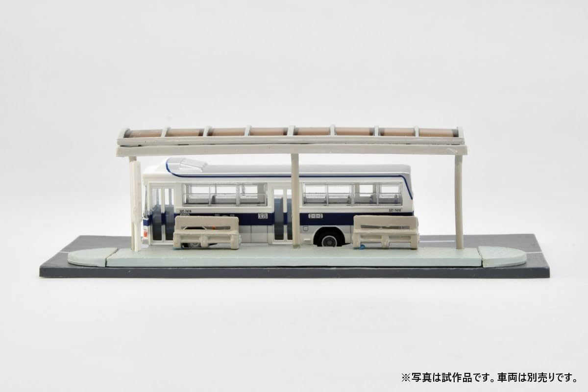 Tomytec Scenery Accessories Bus Stop A5 Diorama Model 335092- Japan Figure Store - #1 Bring To You The Best Japanese Goods