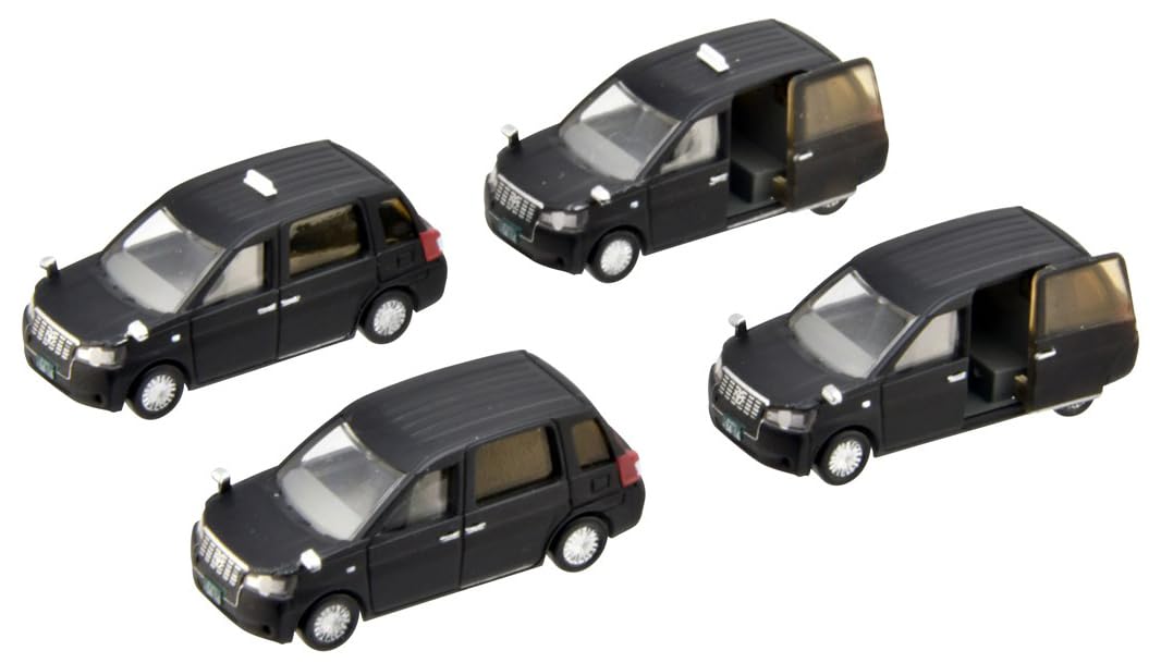 Tomytec Japan Taxi Black 1/150 Model Car Collection Basic Set Select- Japan Figure Store - #1 Bring To You The Best Japanese Goods