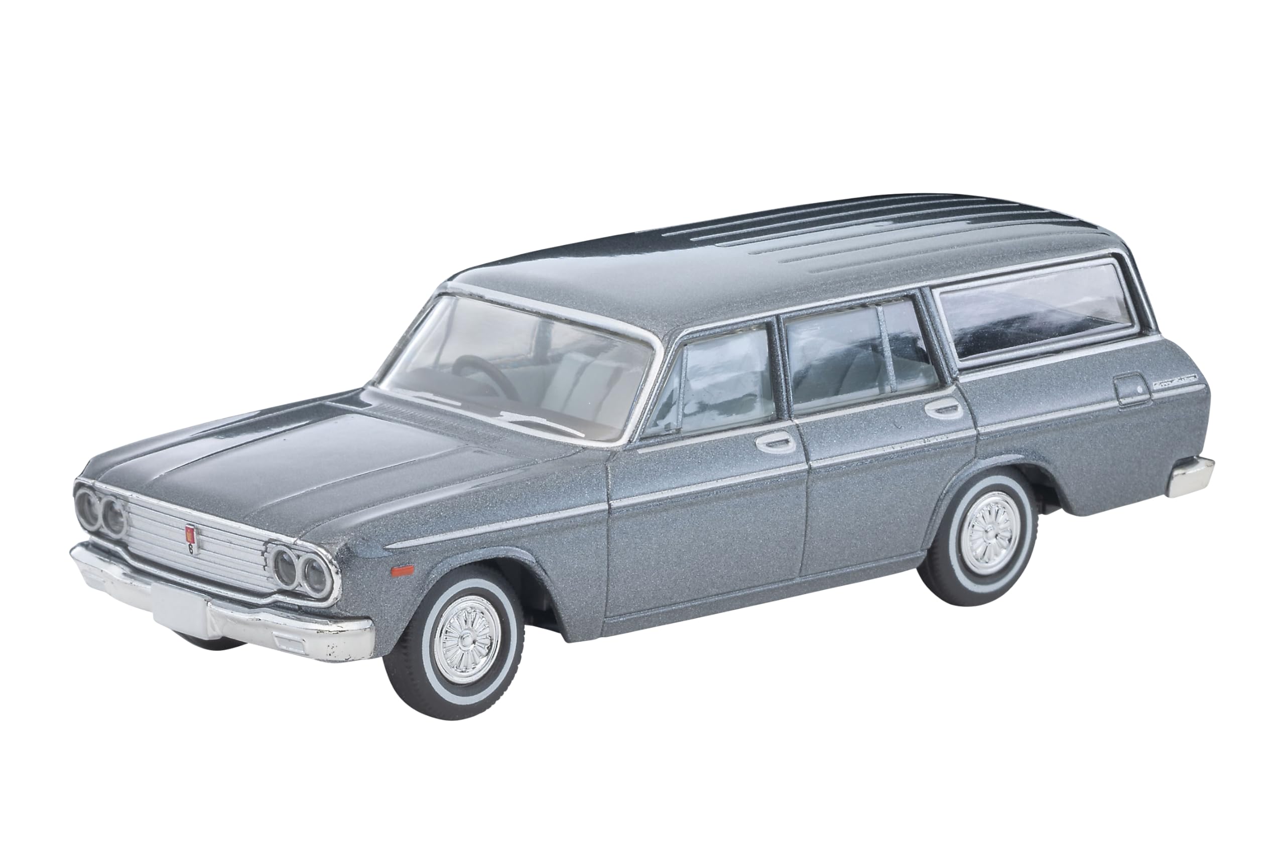Tomytec 1/64 Lv-206B Toyopet Crown Custom Gray 1967 Model Car Collectible