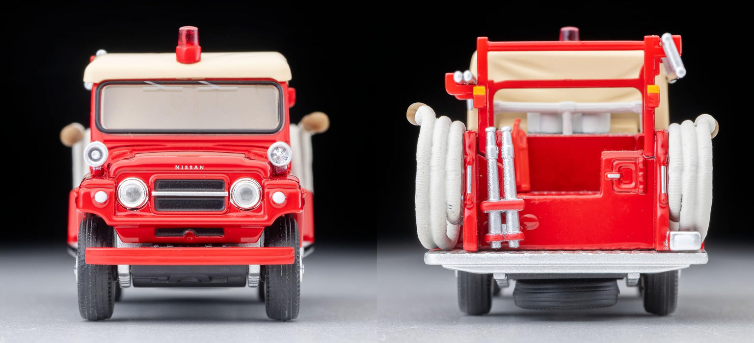 Tomytec 1/64 Nissan Patrol Fire Truck with Figure - Tomica Limited Vintage