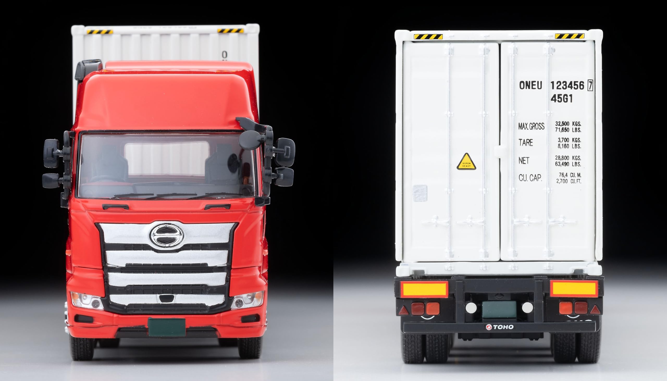 Tomytec Tomica Limited Vintage Neo 1/64 Hino Profia Marine Container Trailer
