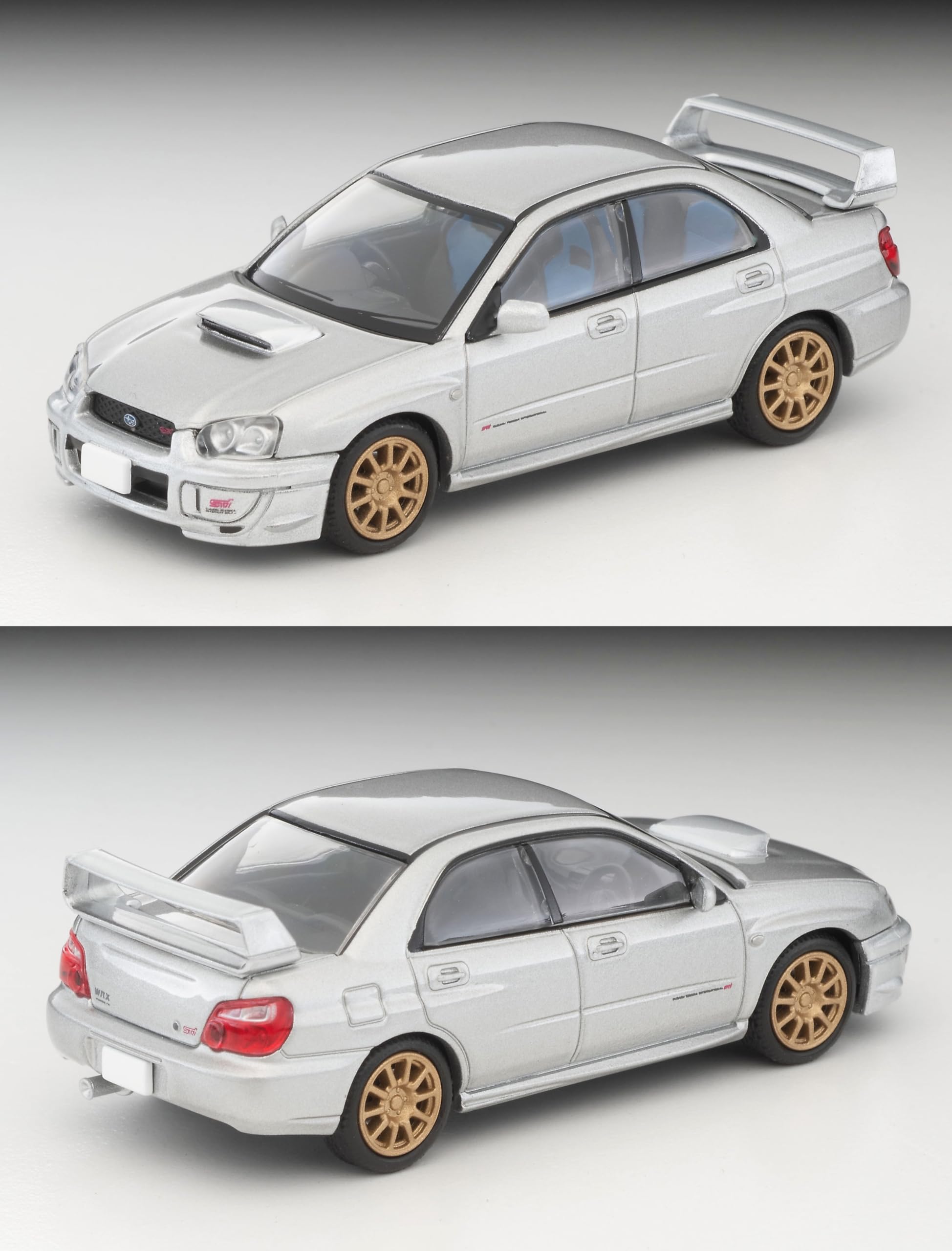 Tomytec Tomica Limited Vintage Neo 1/64 Subaru Impreza WRX STI Silver 2003