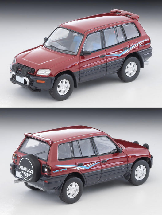 Modèle réduit Tomytec Tomica Limited Vintage Neo 1/64 Toyota RAV4L V 1995 Gris Vin