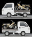 Tomytec TLV-N330A Honda Acty Truck Bike Shop Spec White with CT125 Hunter Cub