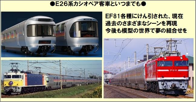 Tomytec Tomix Ho Gauge EF81 Rainbow Prestige Electric Locomotive HO-2536