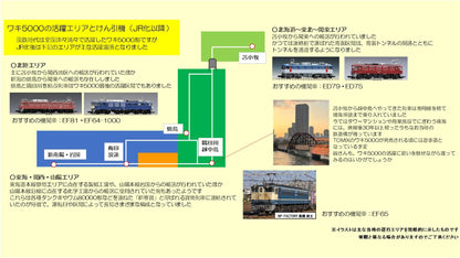 Tomytec Tomix N Gauge Waki 5000 Freight Car Model 8759 Train Set