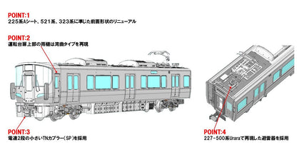 Tomytec Tomix N Gauge 227 Series Red Wing 2-Car Train Set 97214 Model Train