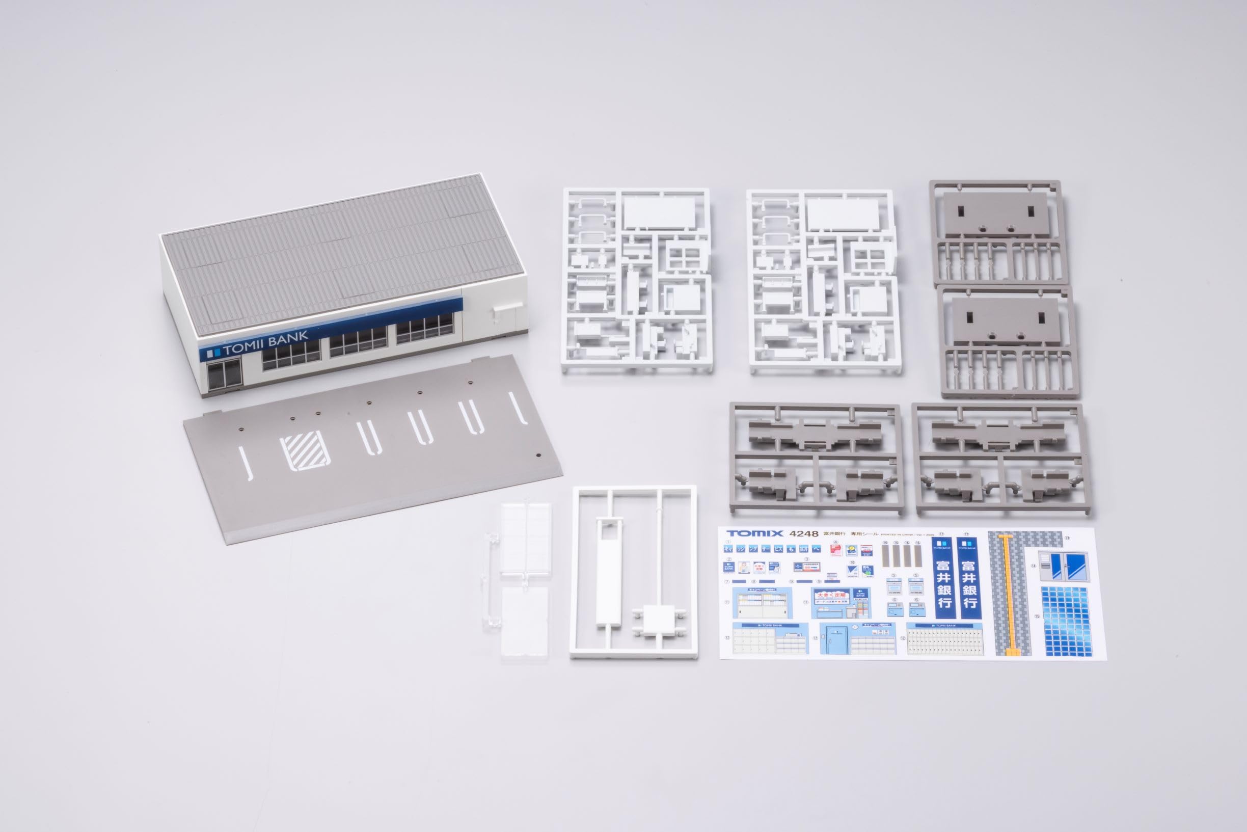 Tomytec Tomix N Gauge Diorama Supplies 4248 - Tomii Bank Model Kit