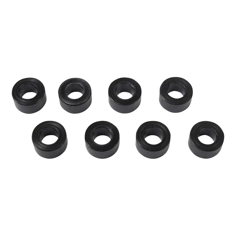 Tamiya TP-5230 Black Delrin Spacer M3.0 3.0mm Thickness Pack of 8- Japan Figure Store - #1 Bring To You The Best Japanese Goods