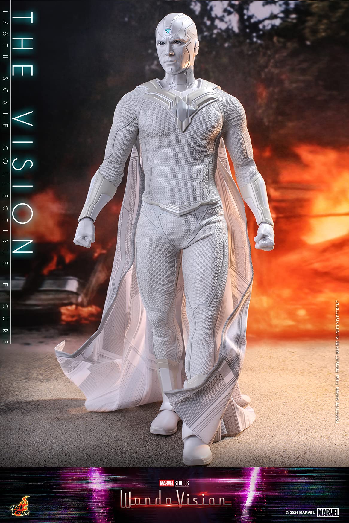 Hot Toys TV Masterpiece Wandavision The Vision White 1/6 Scale Figure