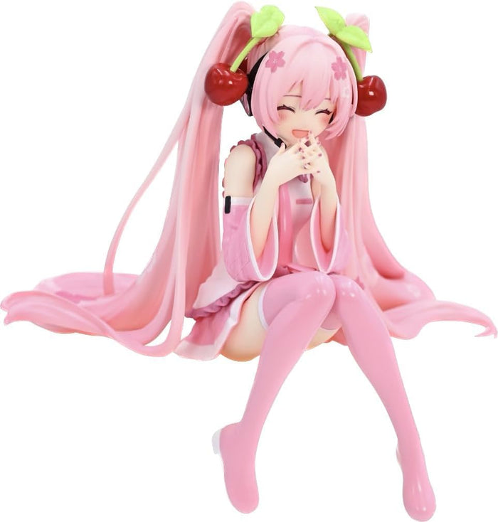 Furyu Sakura Miku 2023 Nikkori Ver Noodle Stopper Figure Vocaloid Hatsune Miku- Japan Figure Store - #1 Bring To You The Best Japanese Goods